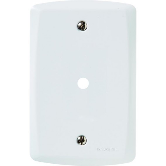 Placa com Furo 4x2 Tramontina Lux2